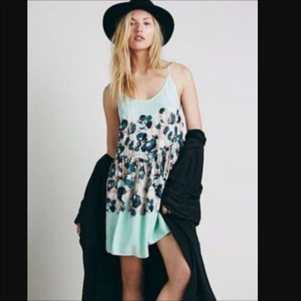 Intimately Free People Shortie Floral Slip Dress